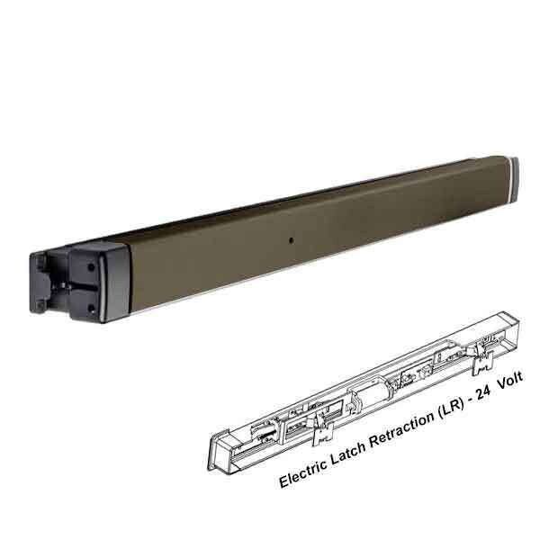 Adams Rite ADAMSRITE: ADAMS RITE ADAMS RITE 8802EL-36-24 ELECTRIC LATCH RETRACTION RIM EXIT DEVICE 24VDC - ADR-8802EL-36-24