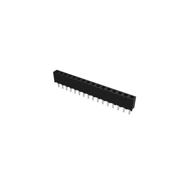 Fci Board Connector, 15 Contact(S), 1 Row(S), Female, Straight, 0.079 Inch Pitch, Solder Terminal,  - 10131934-315ULF