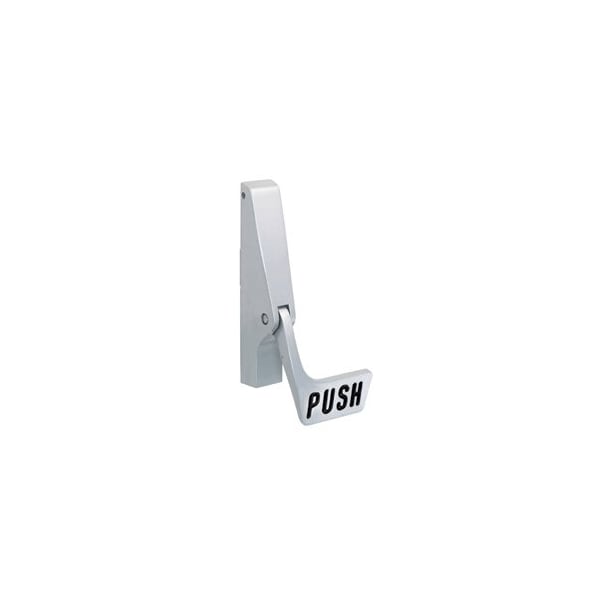 Jackson Satin Aluminum Body and Paddle Assembly for Left Hand Reverse 1085P Series Concealed Vertical Rod Ex - 30985628