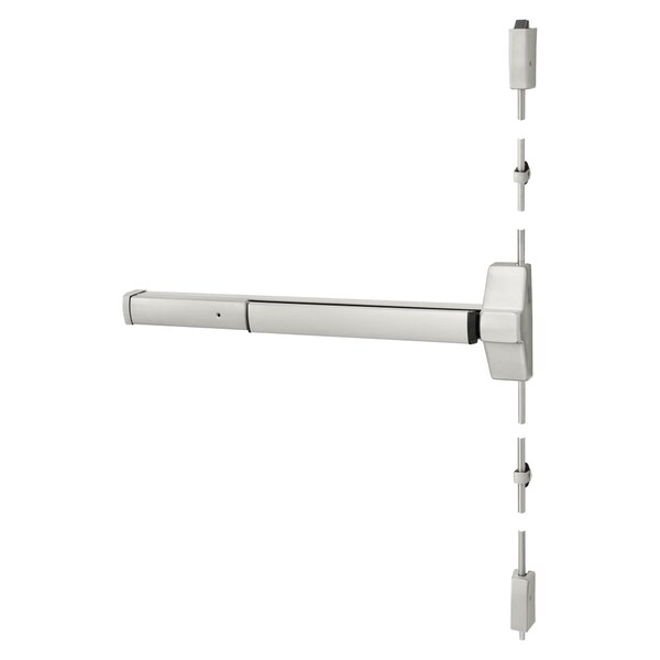Corbin Russwin Surface Vertical Rod Exit Device, 48-in, Satin Stainless Steel - ED5400 630 W048
