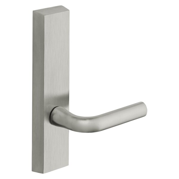 Sargent Grade 1 Exit Device Trim, Passage Function, For Rim 8800 and NB8700 Series Devices, W Lever, LHR,  - 715-8 ETW LHRB 26D