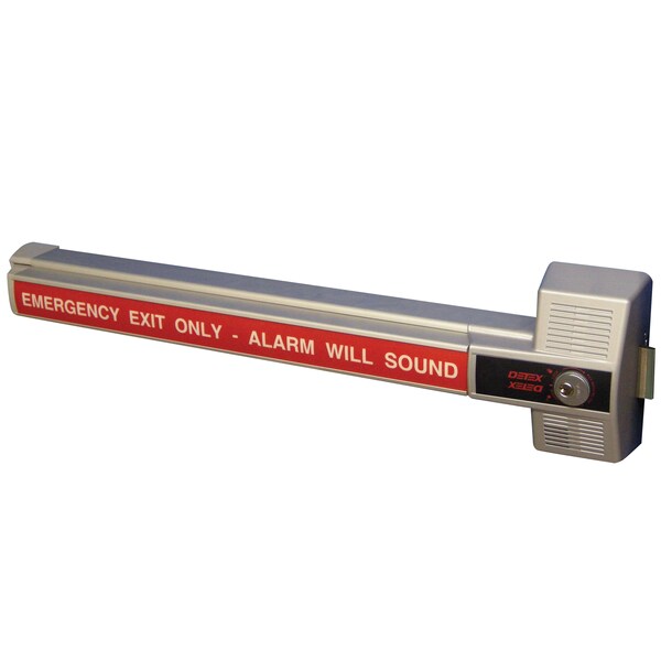 Detex Weatherized Emergency Exit Alarm Device, LC, 48", Gray - ECL-230X-W