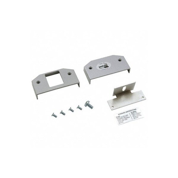 Jackson Satin Aluminum Base Cover Plate Package for 1295 Rim Panic Exit Device - 302654628