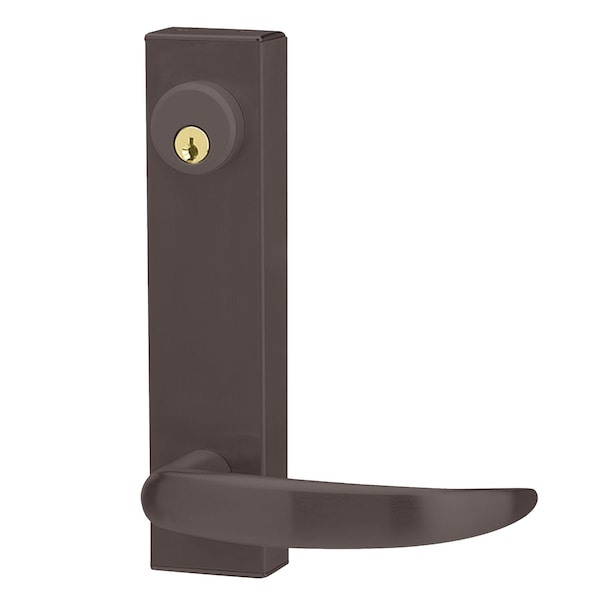 Adams Rite Exit Trim, Lever Locking, 03 Lever, Less Cylinder, US10B - 3080-03-0-33-US10B