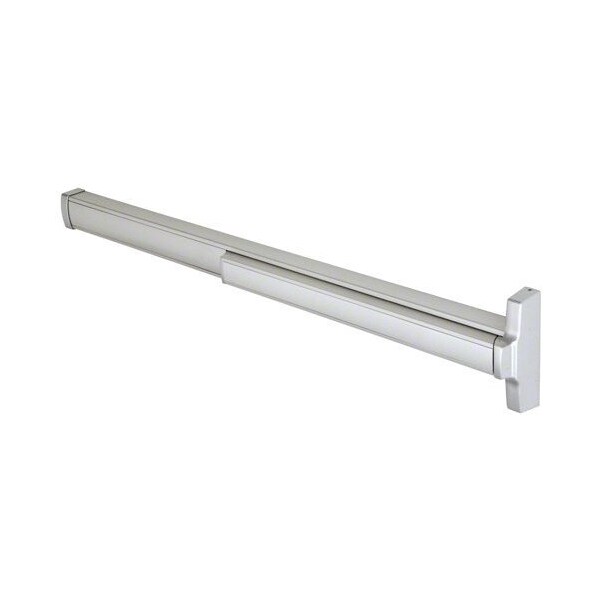 Jackson 48 Aluminum Finish Model 2085 Concealed Vertical Rod Panic Exit Device Dual Point Latching W/ Top - 312085R47628