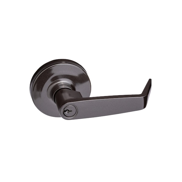 Trans Atlantic Co. Oil Rubbed Bronze Entry Lever Trim with Lock for Panic Exit Device - ED-LHL500-US10B
