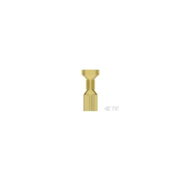 Te Connectivity FASTON 187 RECEPTACLE 18-14 AWG  BR - 60742-1