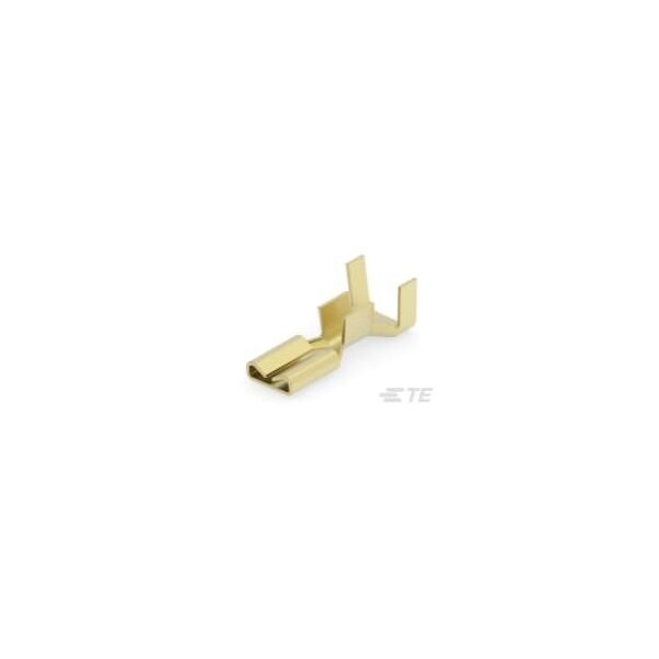 Te Connectivity FASTON 187 RECEPTACLE 18-14 AWG  BR - 60742-1