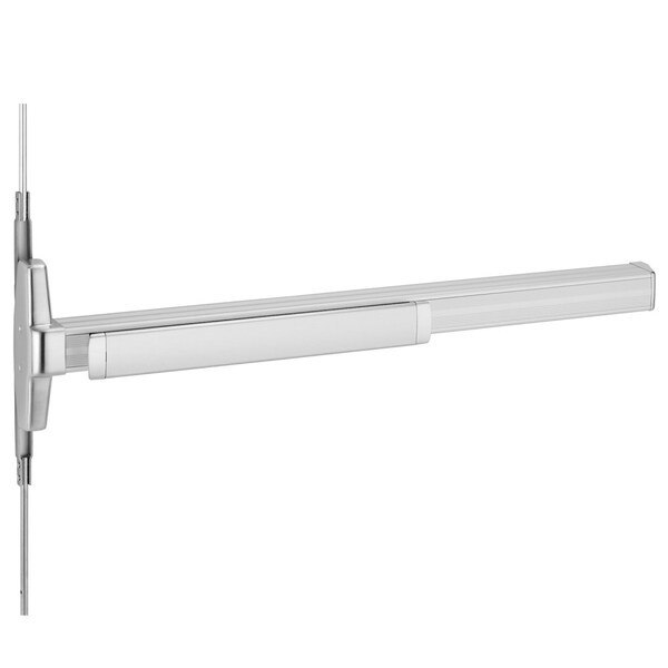 Von Duprin Grade 1 Concealed Vertical Rod Exit Device, Narrow Stile Pushpad, 36-in, Exit Only, Less Trim, Hex K - EL3547AEO 3 US28