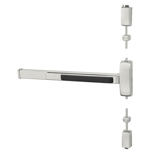 Sargent Grade 1 Surface Vertical Rod Exit Device, Wide Stile Pushpad, 36-in Fire-Rated Device, 96-in Door He - 12-8713F RHR 32
