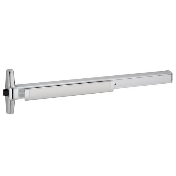 Von Duprin Rim Exit Device, Exit Only, No Trim, Electronic Latch Retraction, Satin Aluminum Clear Anodized - EL35AEO 3 US28