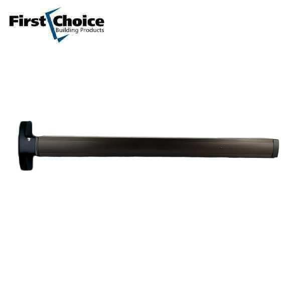 First Choice CVR Exit Device x 42" x 7'0" x Dark Bronze x Prepped for
cylinder - FCH-369242-BR