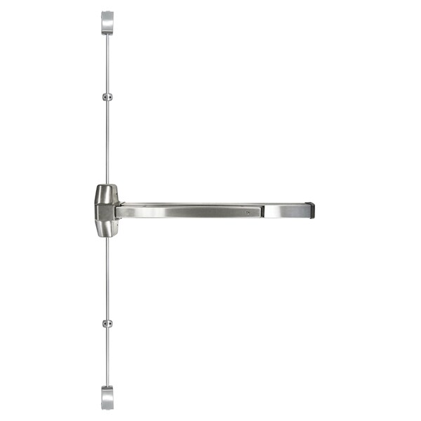 Inox Grade 1 Exit Dvc Surface Vertical Rod 36"x 84" 3 Hr Fire-Rtd Satin S/S - ED70F-SVR3684-32D