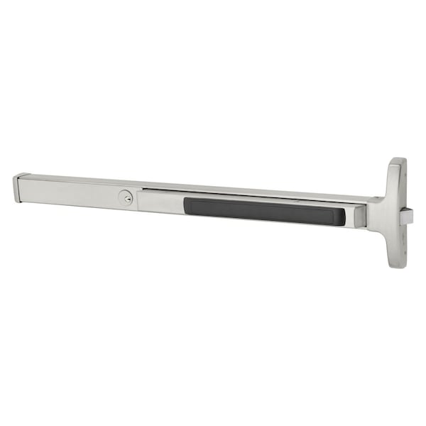 Sargent Grade 1 Rim Exit Device, Narrow Stile Pushpad, 42-in Device, Exit Only, Cylinder Dogging, Cylinder I - 16-8510J 32D