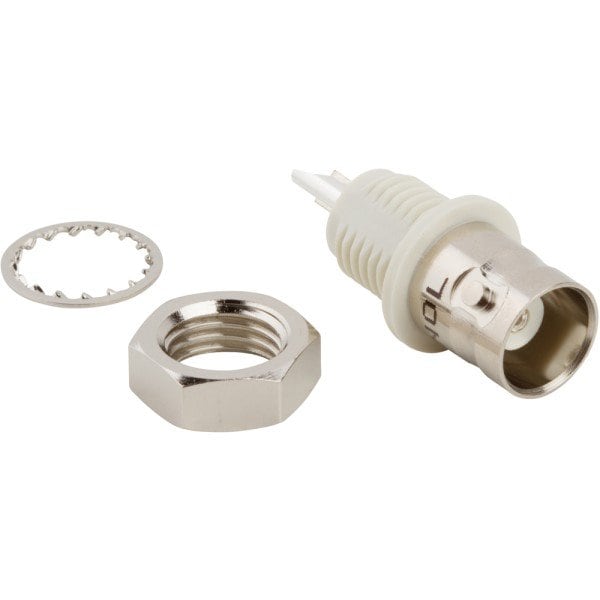 Rf Rf Connectors / Coaxial Connectors Bulkhead Jack 50 Ohm Solder Cup Isolated - 031-10