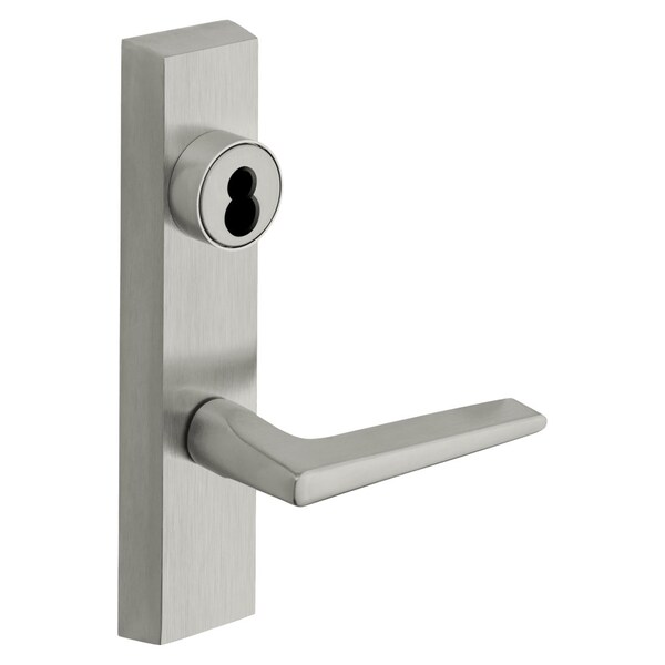 Sargent Grade 1 Exit Device Trim, Classroom Function, Key Outside Unlocks/Locks Trim, For Rim 8800 and NB8 - 60-713-8 ETF LHRB 26D