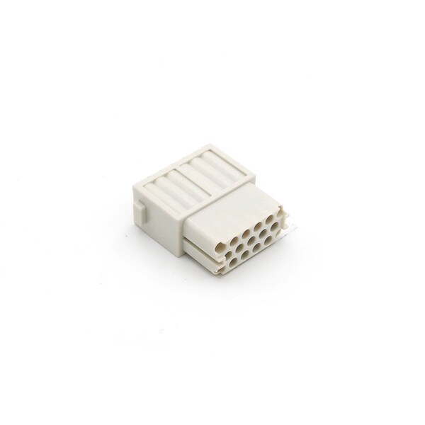 Molex Gwconnect Crimp Contact Insert, Female, 17-Pole, 10A, For Turned Crimp Contact, Size 34.2X14 - 7717.3424.0