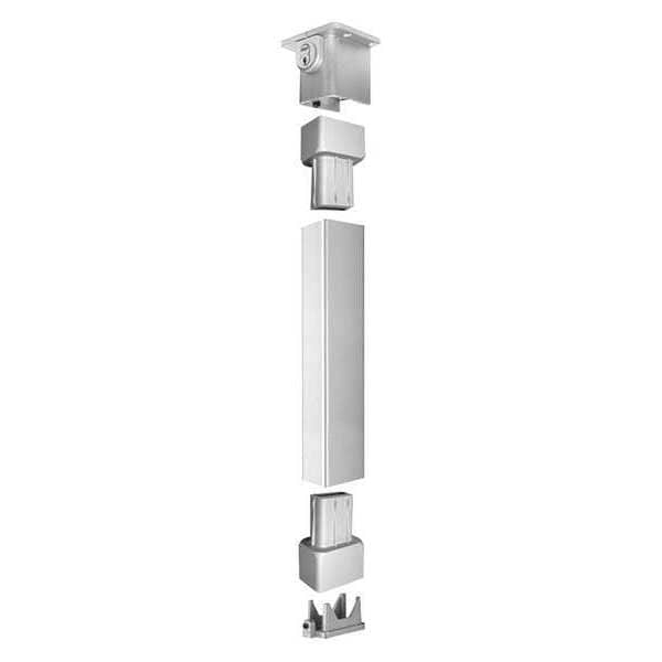 Precision Key Removable Mullion, for 8 Ft Door, FR, Painted Aluminum - RM0FLKR822689