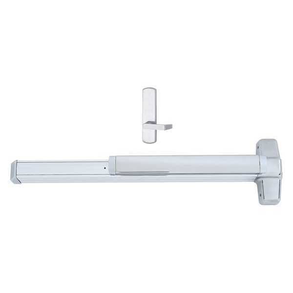 Von Duprin Rim, 36 in. Door W, Series 99, Satin Chrome - XP99DT 3 US26D