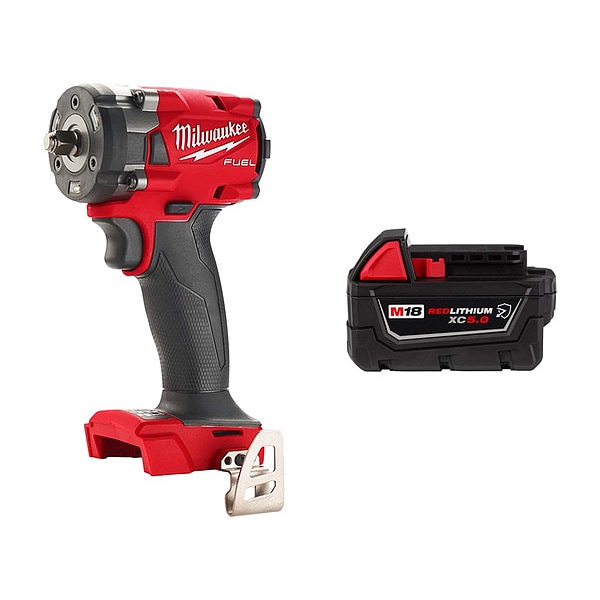 Milwaukee Tool M18 FUEL 3/8" CPIW + XC5.0 Res Battery - 2854-20, 48-11-1850R
