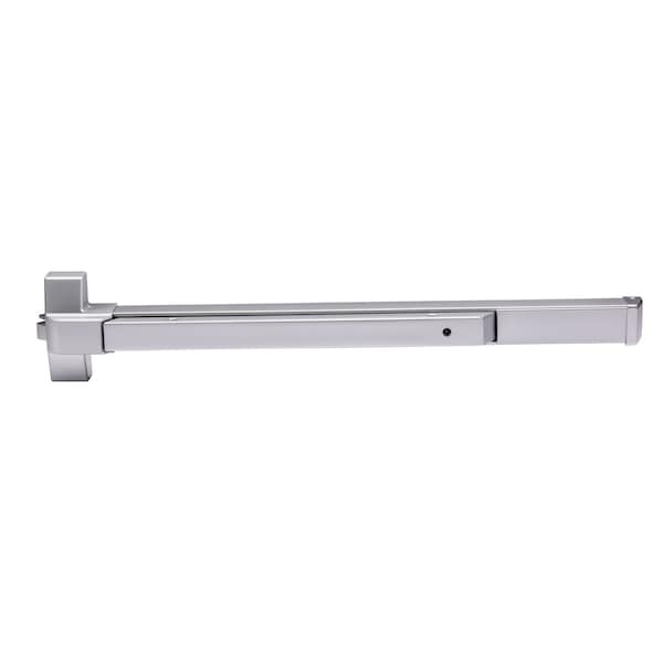 Global Door Controls EDTBAR Series Stainless Steel Grade 2 Commercial 36 in. Fire Rated Rim Touch Bar Exit Device - TH1100EDTBARFSS