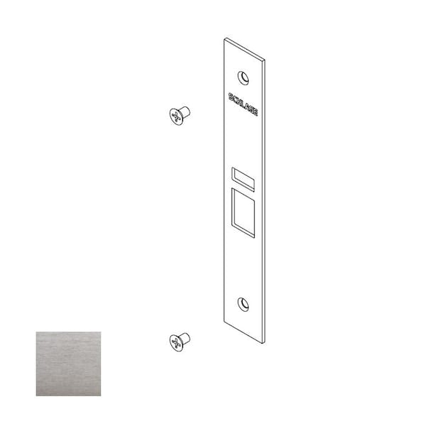 Schlage Mortise Lock Armor Front, With Latch and Aux Latch Holes for L9050, L9056, L9060, L9070/71/80/82 Fu - 09-663-626