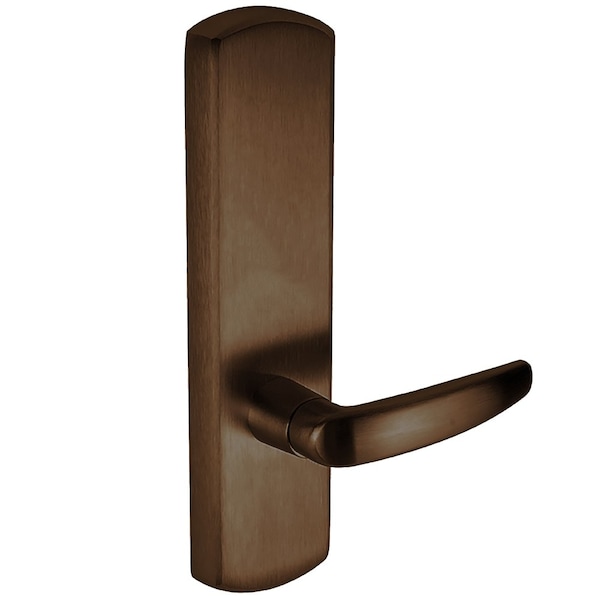 Von Duprin Lever Trim, Passage Function, Rim/Vertical Rod Prep, 07 Lever Style, Dark Oxidized Satin Bronze Oil - 996L-BE-07-R/V US10B RHR