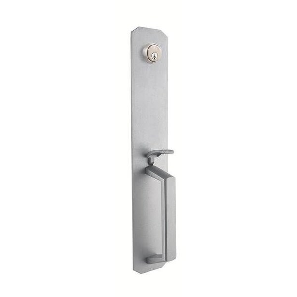 Dormakaba Dormakaba Commercial Hardware Thumbpiece Escutcheon Pull Trim Less Cylinder Satin Chrome Finish - QET165626LC