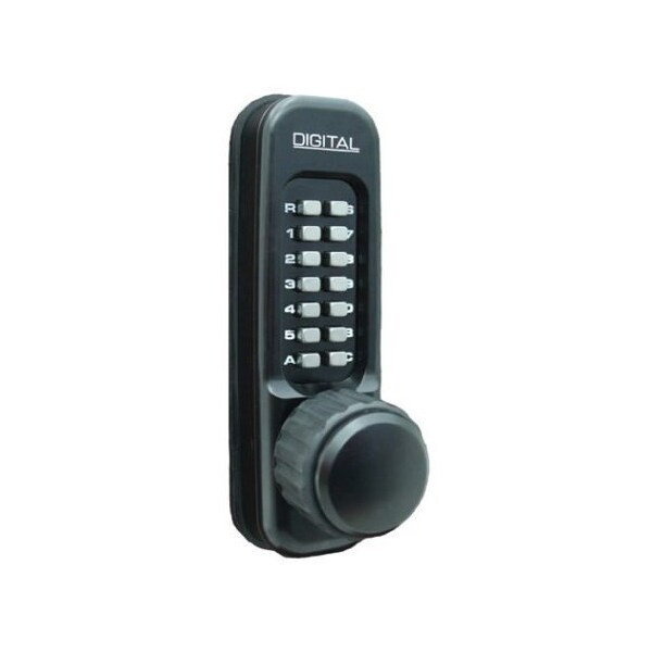 Lockey Keyless Heavy Duty Passage Knob Panic Trim Jet Black - 160P-JB