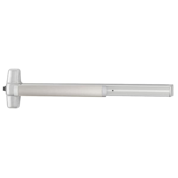 Von Duprin Grade 1 Mortise Exit Bar, 36-in Device, Exit Only, Double Cylinder, Hex Dogging, Satin Chrome Finish - 9975EO-2 3 26D RHR