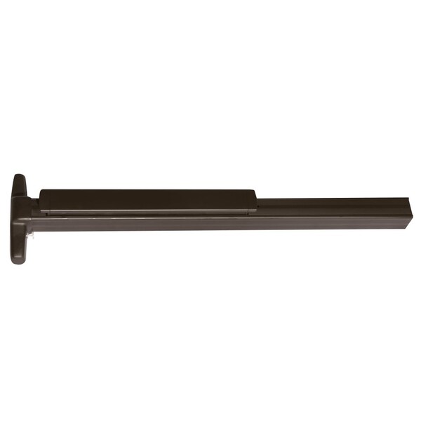 Von Duprin Grade 1 Surface Vertical Rod Exit Device, Narrow Stile Pushpad, 36-in, Exit Only, Less Trim, Less Do - QEL3327AEO 3 US28