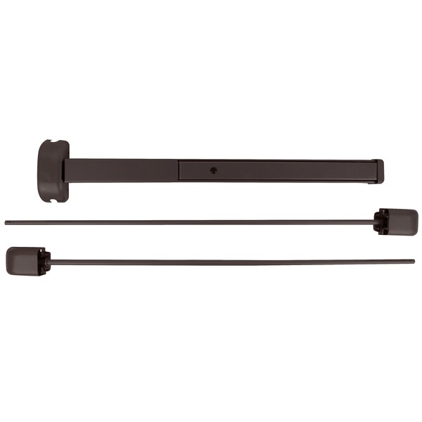 Arrow Lock Grade 1 Surface Vertical Rod Exit Device, Exit Only, 36" x 90", US10B - S1150F BRZ