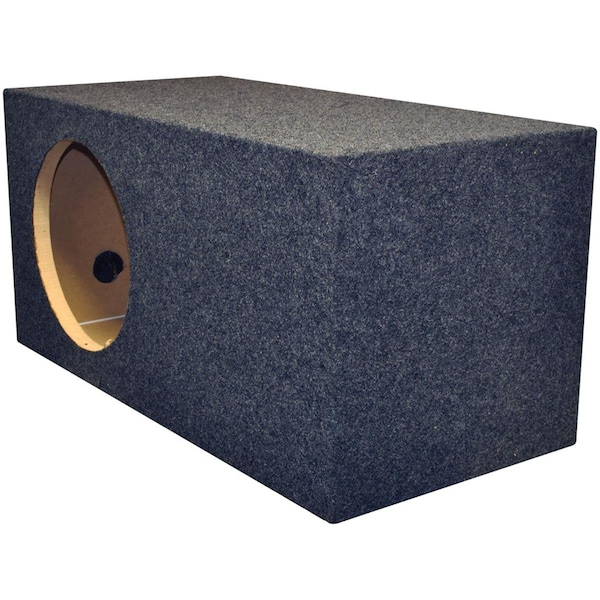 Q Power 12 in. Single Side Ported SPL Xtra Large Heavy Duty Empty Woofer Box - QHD112VL
