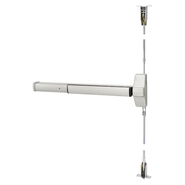 Corbin Russwin Concealed Vertical Rod Exit Device, 36-in, Motorized Latch Retraction, Touchbar Monitoring, REX, Sat - ED5800 630 MELR M92