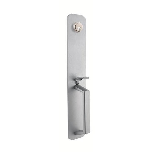 Dormakaba Dormakaba Commercial Hardware Thumbpiece Escutcheon Pull Trim Less Cylinder Aluminum Finish - QET365689LC