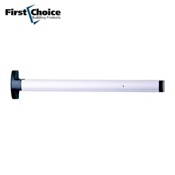 First Choice Concealed Vertical Rod Device x 36" x Clear x Prepped For
Cylinder, without Cylinder - FCH-369236-CL