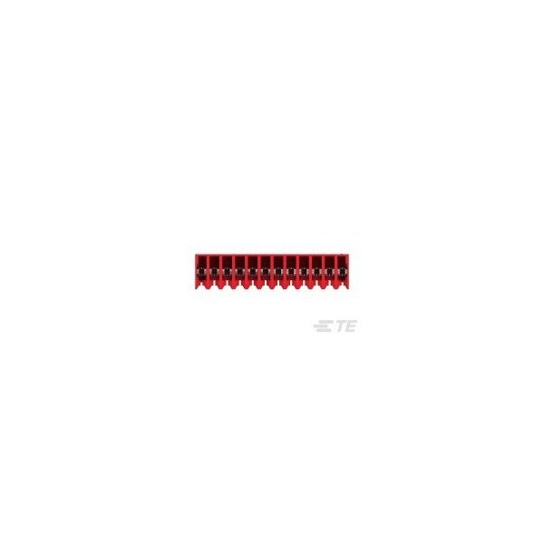 Te Connectivity 12P MTA100 CONN ASSY 22AWG RED - 1-640440-2