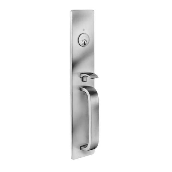 Best Precision Key Control Thumbpiece Pull Exit Trim with A Pull Satin Stainless Steel Finish - 1705A630