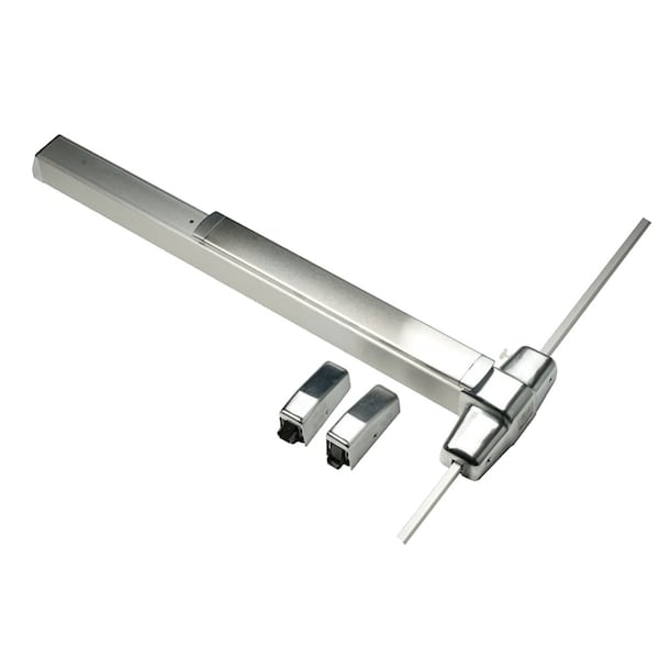 Von Duprin Grade 1 Surface Vertical Rod Exit Bar, Wide Stile Pushpad, 36-in Panic Device, 84-in Door Height, Du - 9827L-DT-06 3 26D LHR