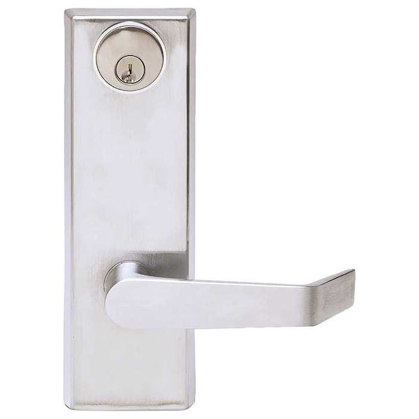 Tell Pro Line Exit Device Trim, Lever, Escutcheon, Entry, Satin Chrome - EDELT53-26D