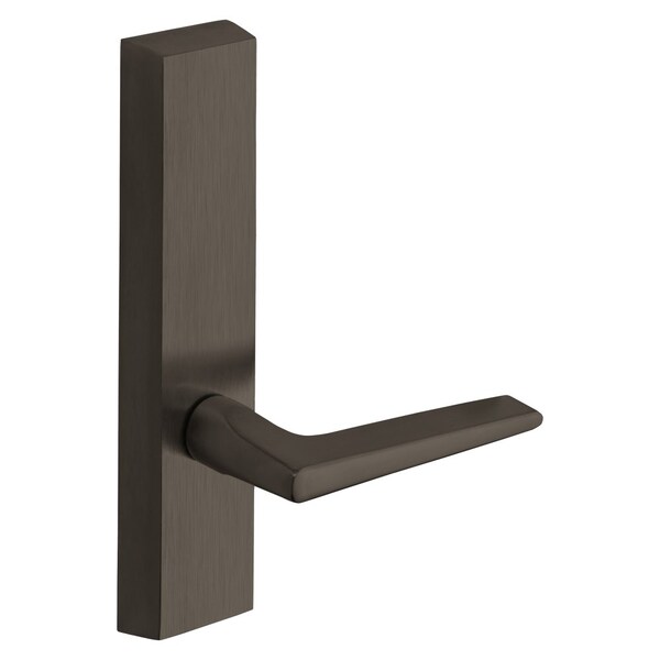 Sargent Grade 1 Exit Device Trim, Passage Function, For Surface Vertical Rod and Mortise 8700, 8900 Series - 715 ETF RHRB 10B