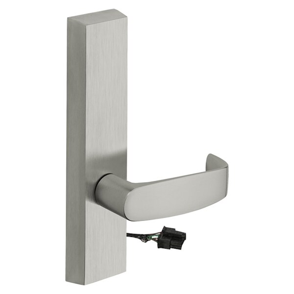 Sargent Grade 1 Electrified Exit Device Trim, Fail Secure, Power Off, Locks Lever, For Rim 8800 and NB8700 - 774-8 ETL 24V RHRB 26D