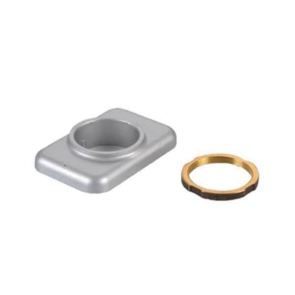Kenaurd Kenaurd: Mortise Cylinder Mounting Pad for Rod Exit Device Aluminum Silver - KMPRED-AL