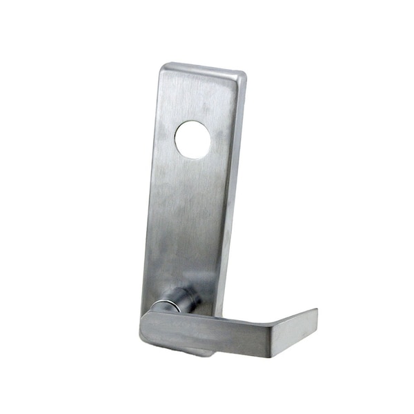 Falcon Dane Lever Exit Device Trim with Key Locks or Unlocks Electric Fail Safe Satin Chrome Finish - 510L26DFSA