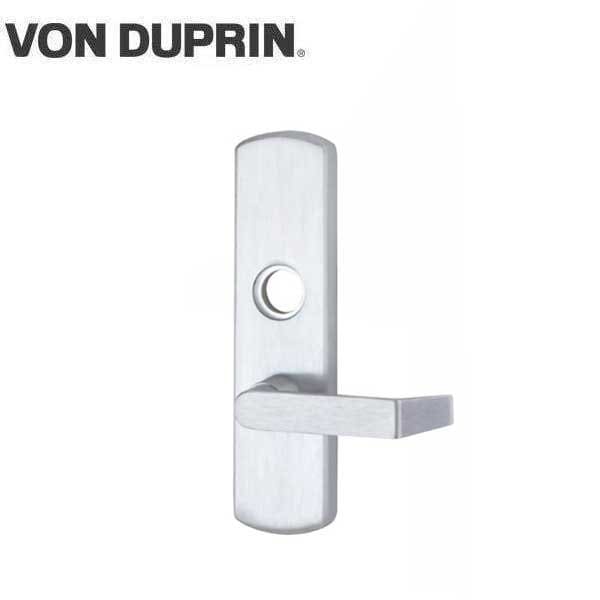 Von Duprin Trim Series, Lever Trim, Passage Function, Rim Vertical Rod prep, 06 Lever Style, Satin Chrome - VNDP-996L-BE-06-RV-26D-RHR