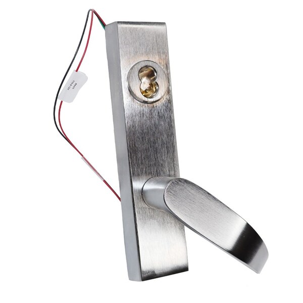 Sargent Right Hand Reverse 12 Volt Electrified Fail Secure ET Exit Device Trim with P Lever for 8876 - 70776812VETP26DRHR