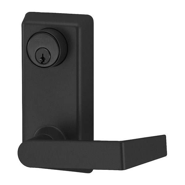 Von Duprin Grade 1 Exit Device Trim, Classroom Function, Lever with Escutcheon, Flat Black Coated Finish, Right - 230L-06 622 RHR
