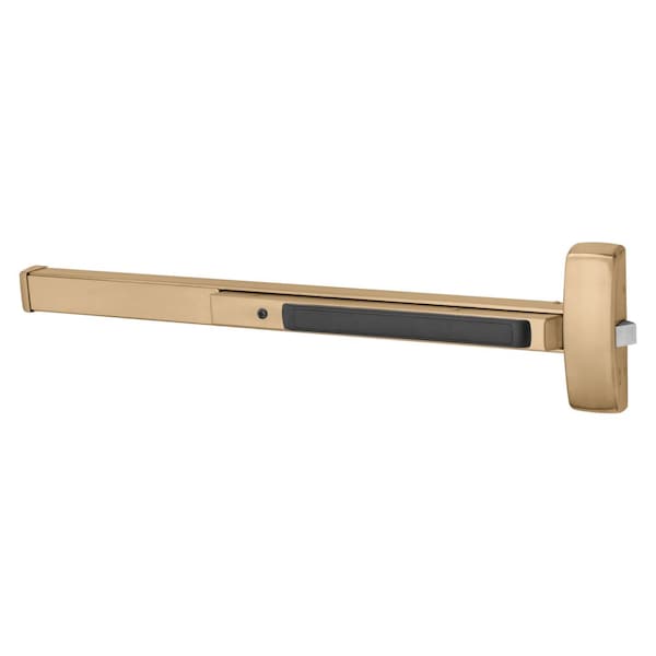 Sargent Grade 1 Rim Exit Bar, Wide Stile Pushpad, 42-in Device, Night Latch Function, L Lever with Escutcheo - 8804J ETL RHR 10