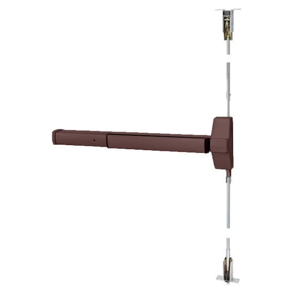 Corbin Russwin CVR Exit Device, Fire Rated, 613 Oil-Rubbed Dark Bronze, LHR, 36, SNB - ED5800A-613-LHR-W036-M54