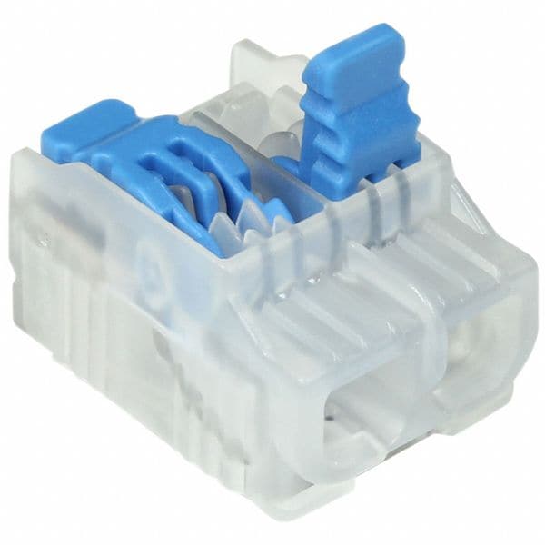 Ideal Lever Wire Connector, Blue, 0.56" L, PK150 - 30-10L22